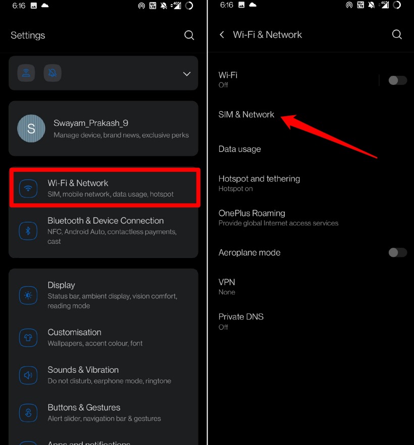 Android WiFi and network settings