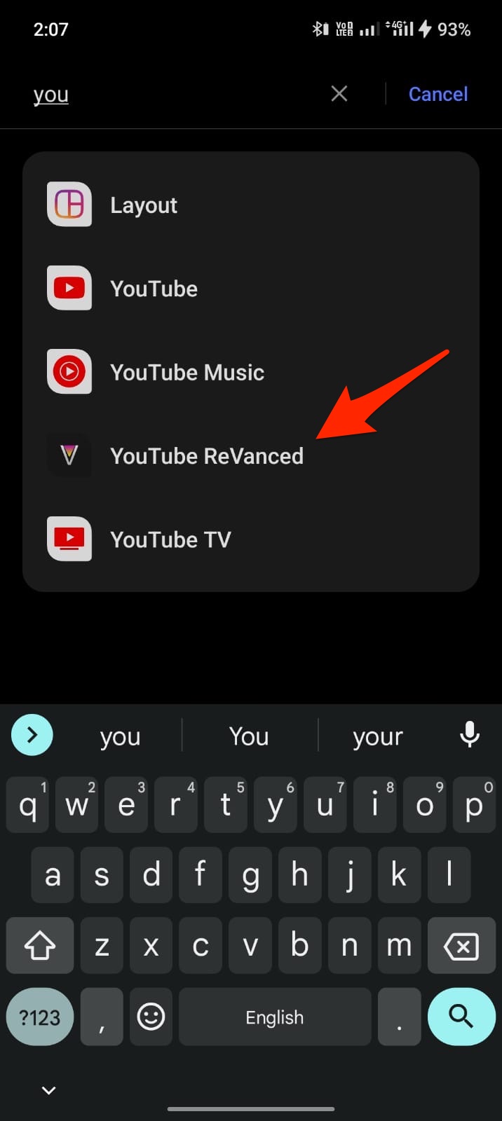 YouTube Revanced App Management