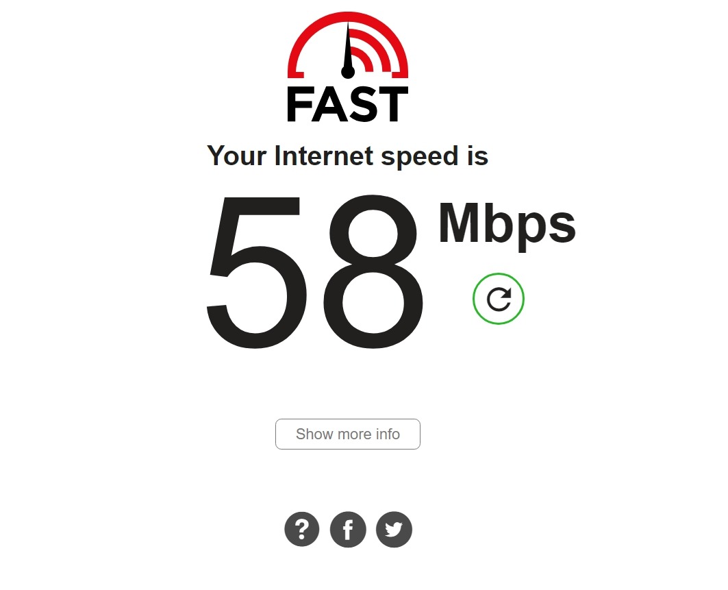 check internet speed for using Netflix 