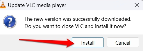 install VLC media player update